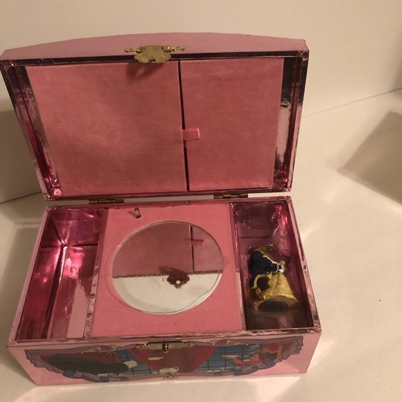 1991 Disney Beauty + the Beast Music Box NWT - Picture 10 of 16
